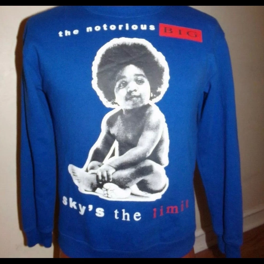 Notorious BIG sweater xs to small size